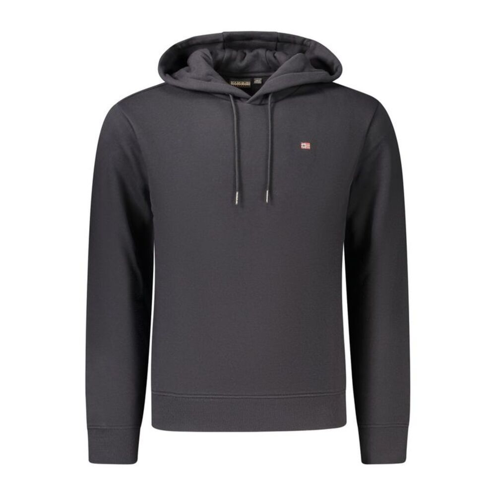 Napapijri Black Cotton Men's Men's Sweatshirt